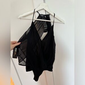 Bebe sheer bodysuit new
